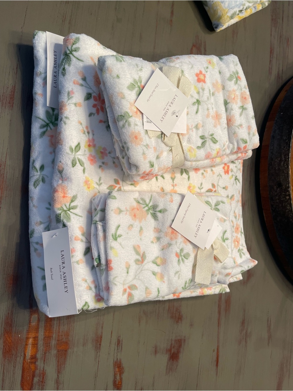 Laura Ashley EVIE PINK Towels Bundle - bath, hand and finger towels - NEW!